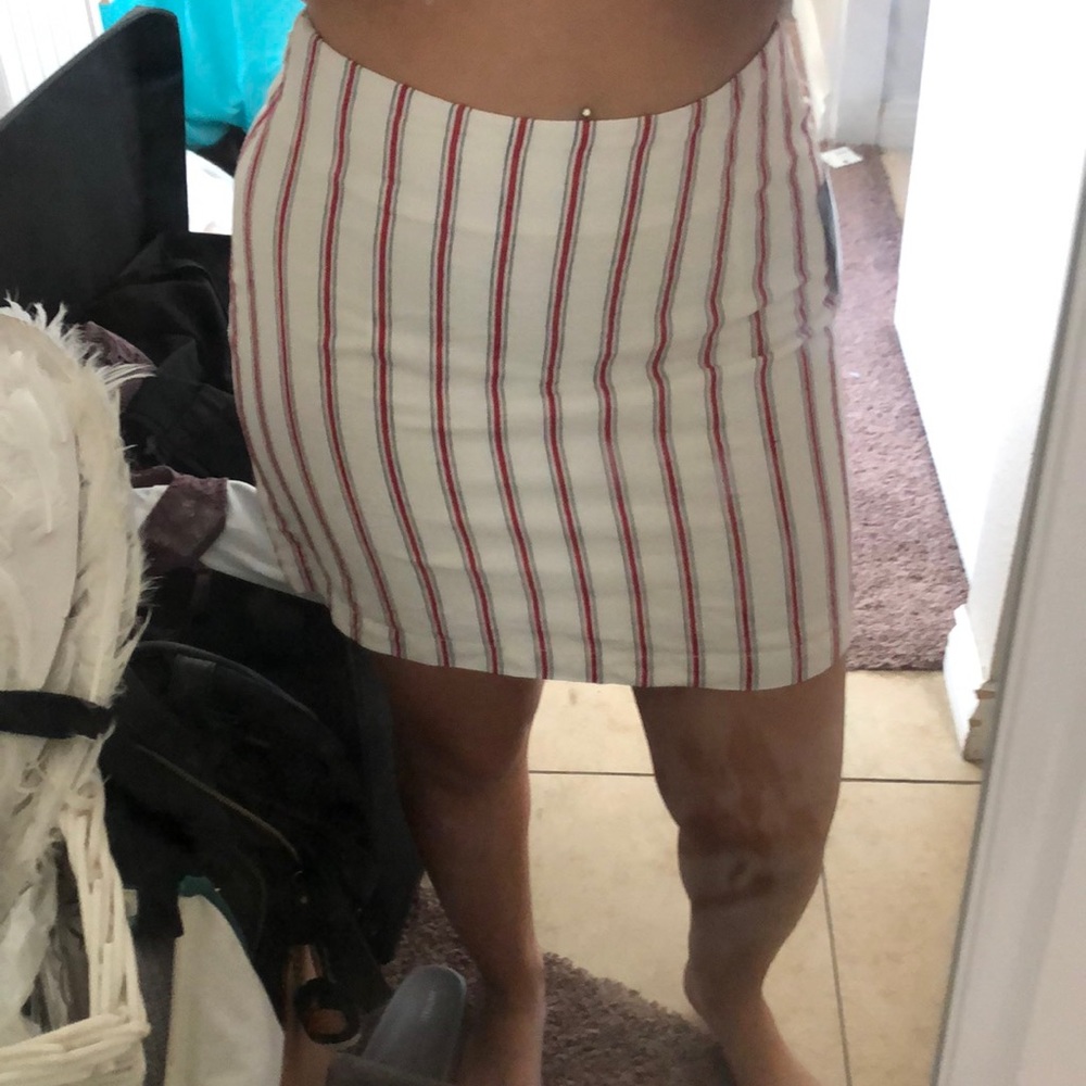 Striped skirt